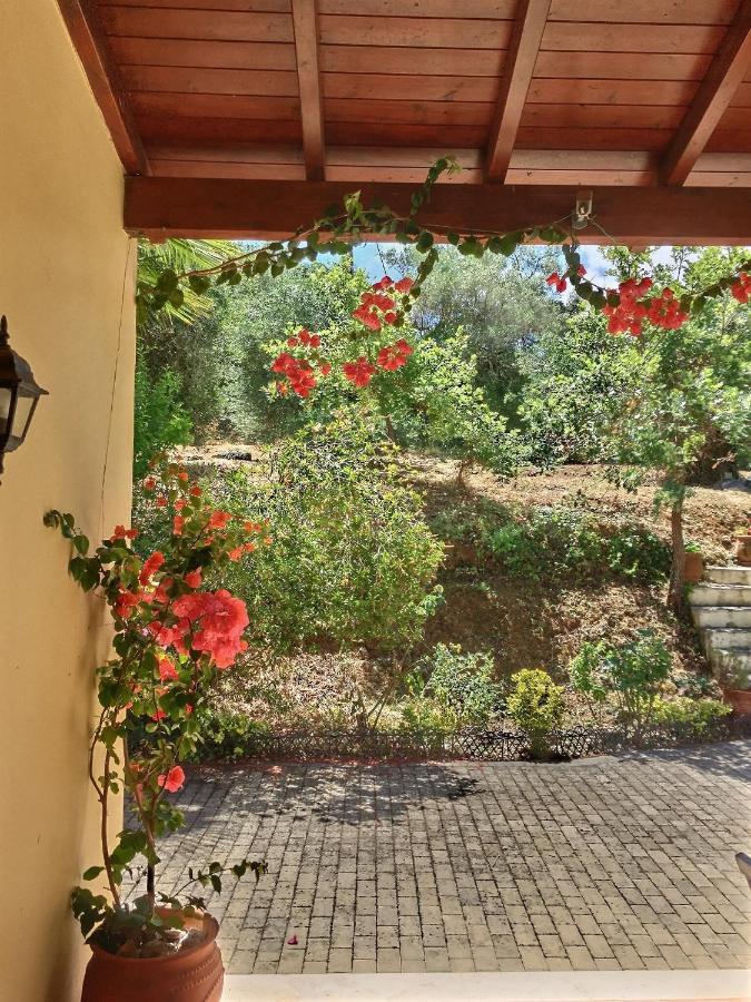 Gastouri Villa Pascalia With Heated Pool In October And Views Αχίλλειο Εξωτερικό φωτογραφία
