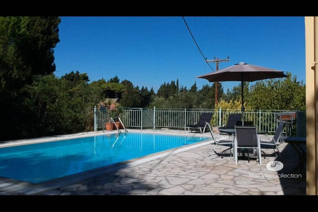 Gastouri Villa Pascalia With Heated Pool In October And Views Αχίλλειο Εξωτερικό φωτογραφία