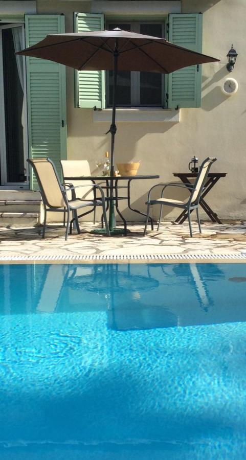 Gastouri Villa Pascalia With Heated Pool In October And Views Αχίλλειο Εξωτερικό φωτογραφία