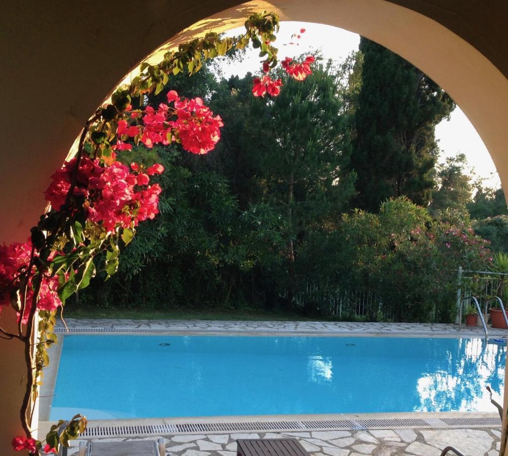 Gastouri Villa Pascalia With Heated Pool In October And Views Αχίλλειο Εξωτερικό φωτογραφία