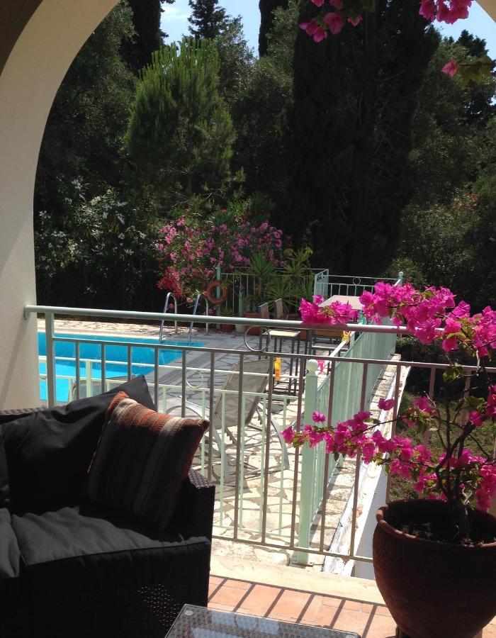 Gastouri Villa Pascalia With Heated Pool In October And Views Αχίλλειο Εξωτερικό φωτογραφία